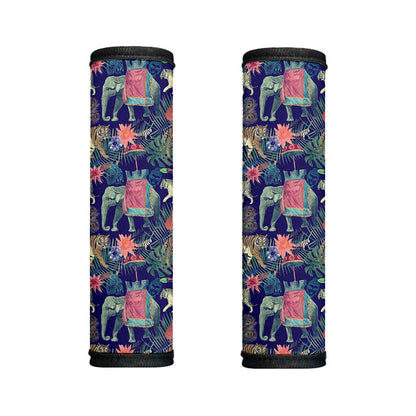 Asian Elephant And Tiger Print Handle Covers