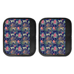 Asian Elephant And Tiger Print Handle Covers