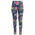Asian Elephant And Tiger Print High-Waisted Pocket Leggings
