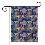 Asian Elephant And Tiger Print House Flag