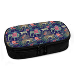 Asian Elephant And Tiger Print Insulin Cooler Travel Case