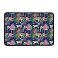 Asian Elephant And Tiger Print Kitchen Mat