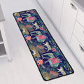 Asian Elephant And Tiger Print Long Kitchen Mat