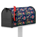 Asian Elephant And Tiger Print Mailbox Cover