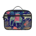 Asian Elephant And Tiger Print Portable Lunch Bag