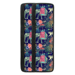 Asian Elephant And Tiger Print Refrigerator Handle Covers