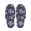 Asian Elephant And Tiger Print Slippers