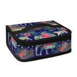 Asian Elephant And Tiger Print Small Lunch Bag