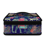Asian Elephant And Tiger Print Small Lunch Bag