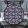 Asian Elephant And Tiger Print Tire Cover