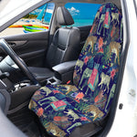 Asian Elephant And Tiger Print Waterproof Car Seat Cover
