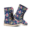 Asian Elephant And Tiger Print Winter Boots