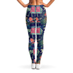 Asian Elephant And Tiger Print Women's Leggings