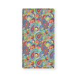 Asian Paisley Pattern Print Baby Crib Sheet