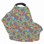Asian Paisley Pattern Print Baby Seat Cover