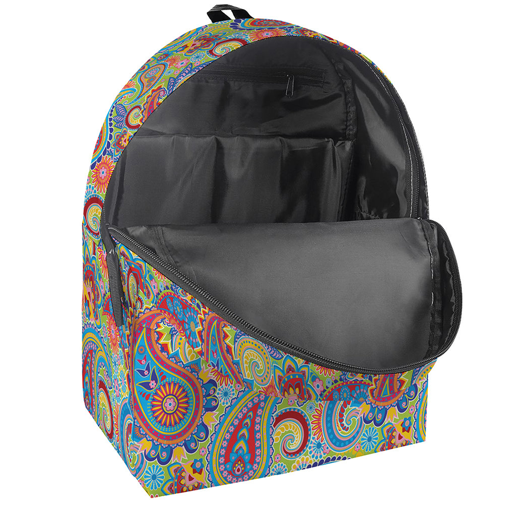 Asian Paisley Pattern Print Backpack