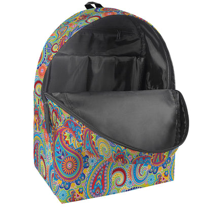 Asian Paisley Pattern Print Backpack