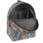 Asian Paisley Pattern Print Backpack