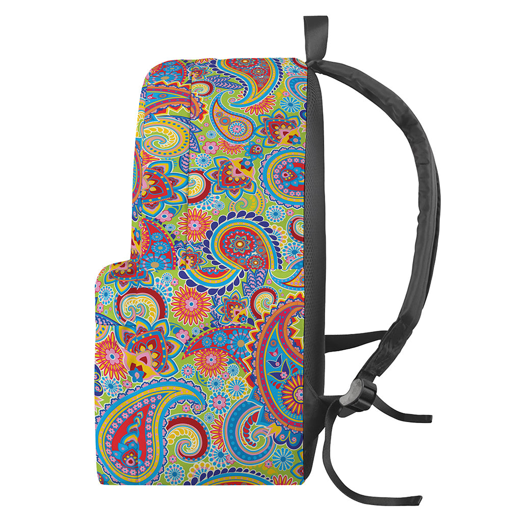Asian Paisley Pattern Print Backpack