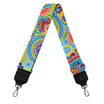 Asian Paisley Pattern Print Bag Strap