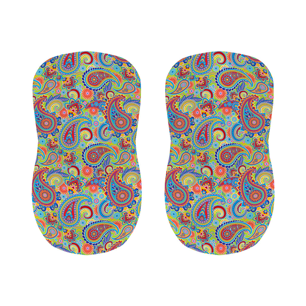 Asian Paisley Pattern Print Bar Stool Covers
