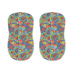 Asian Paisley Pattern Print Bar Stool Covers