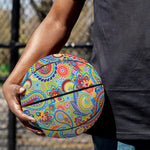 Asian Paisley Pattern Print Basketball
