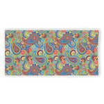 Asian Paisley Pattern Print Beach Towel
