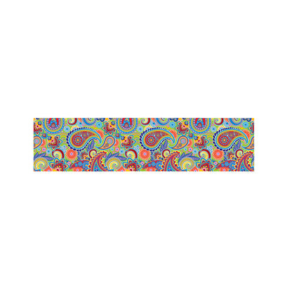 Asian Paisley Pattern Print Bed Runner