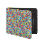 Asian Paisley Pattern Print Bifold Wallet