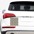 Asian Paisley Pattern Print Car Sticker