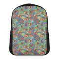 Asian Paisley Pattern Print Casual Backpack