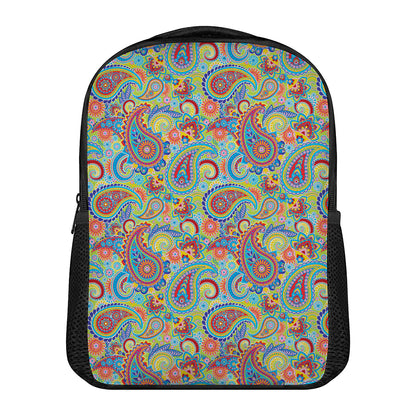 Asian Paisley Pattern Print Casual Backpack