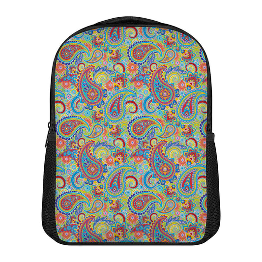 Asian Paisley Pattern Print Casual Backpack