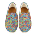 Asian Paisley Pattern Print Casual Shoes