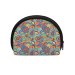 Asian Paisley Pattern Print Coin Purse