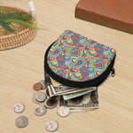 Asian Paisley Pattern Print Coin Purse