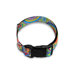Asian Paisley Pattern Print Dog Collar