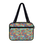 Asian Paisley Pattern Print Double Strap Bible Bag
