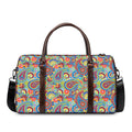 Asian Paisley Pattern Print Duffel Bag