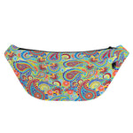 Asian Paisley Pattern Print Fanny Pack