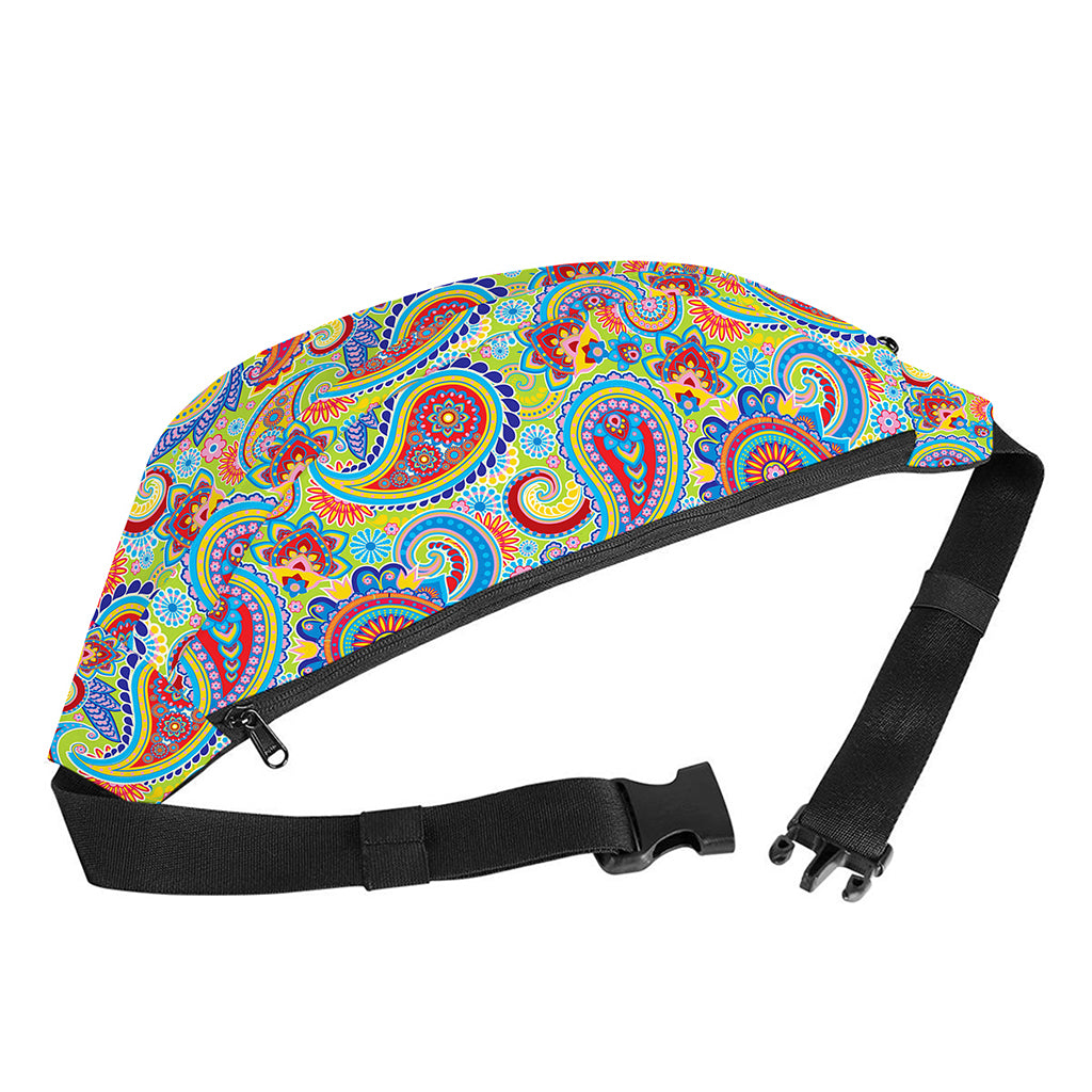 Asian Paisley Pattern Print Fanny Pack