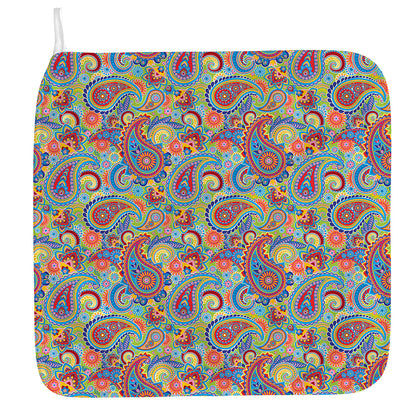 Asian Paisley Pattern Print Hand Towel