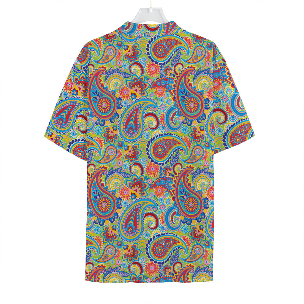 Asian Paisley Pattern Print Hawaiian Shirt