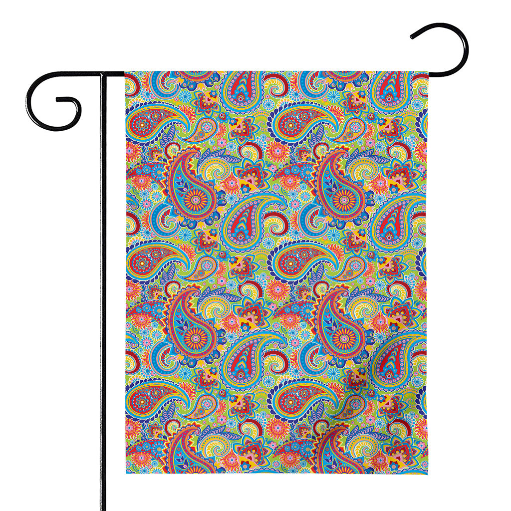 Asian Paisley Pattern Print House Flag