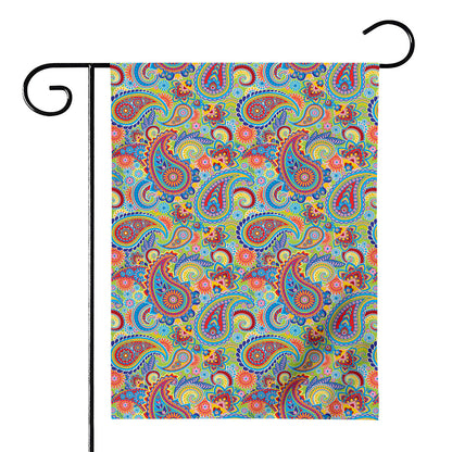 Asian Paisley Pattern Print House Flag
