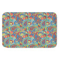 Asian Paisley Pattern Print Indoor Door Mat