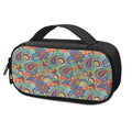 Asian Paisley Pattern Print Portable Cooler Travel Case