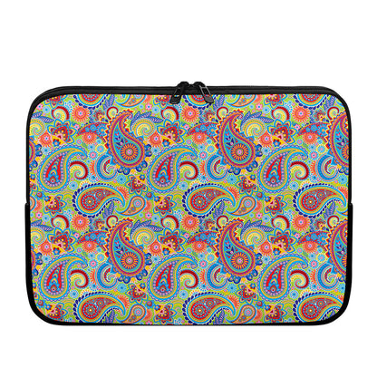 Asian Paisley Pattern Print Laptop Sleeve