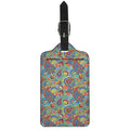 Asian Paisley Pattern Print Luggage Tag